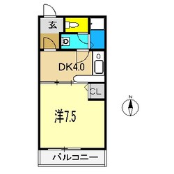 コーポ西村Ⅱの物件間取画像